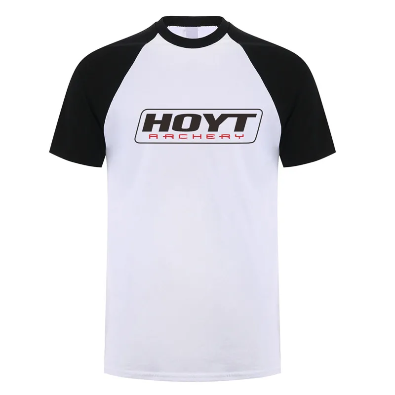 HOYT Archery Huntinger Bows T Shirt Men Summer Short Sleeve Cotton T-shirts Man Tops Cool T-shirt LH-190