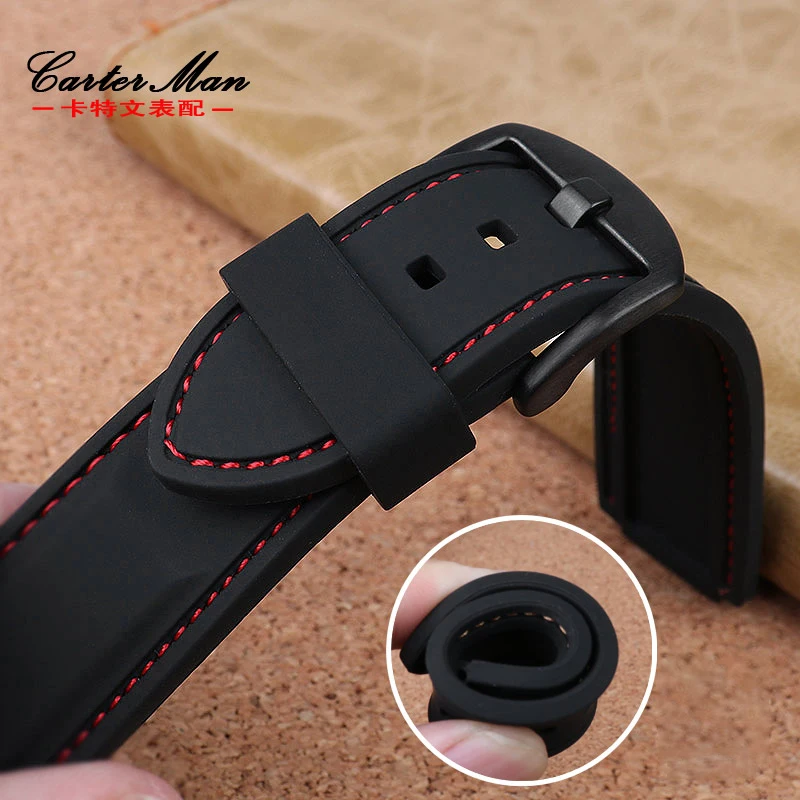 Silicone Watch Band Straps For Casio GST-B200 Series New G-steel Men Sports GST B200 Bracelet with Wire Watches Accessorie belt