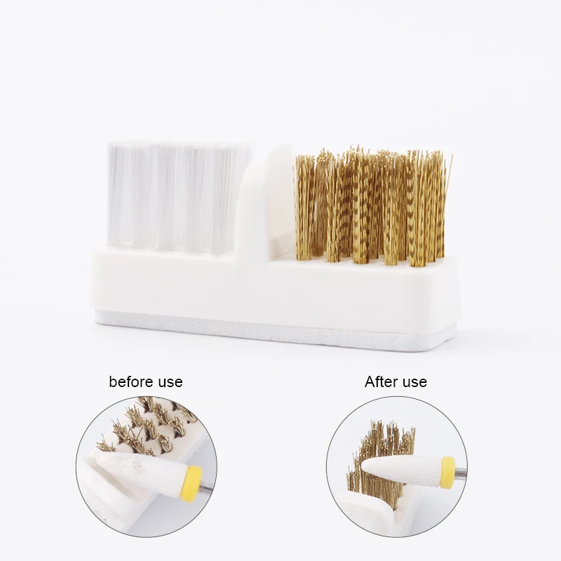 Carbide Nail Drill Bit Cleaner Manicure Brushes For Nail Accessories Tools Polishing Sanding Grinding Head Cleaning Brushes