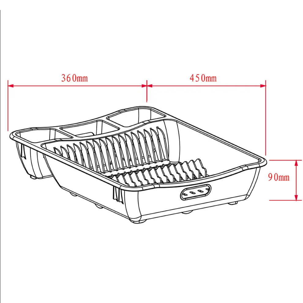 Talea Kitchen Bowl And Dish Storage Rack Cabinet Spoon Draining Board European Tableware Filter Drain Basket P1392