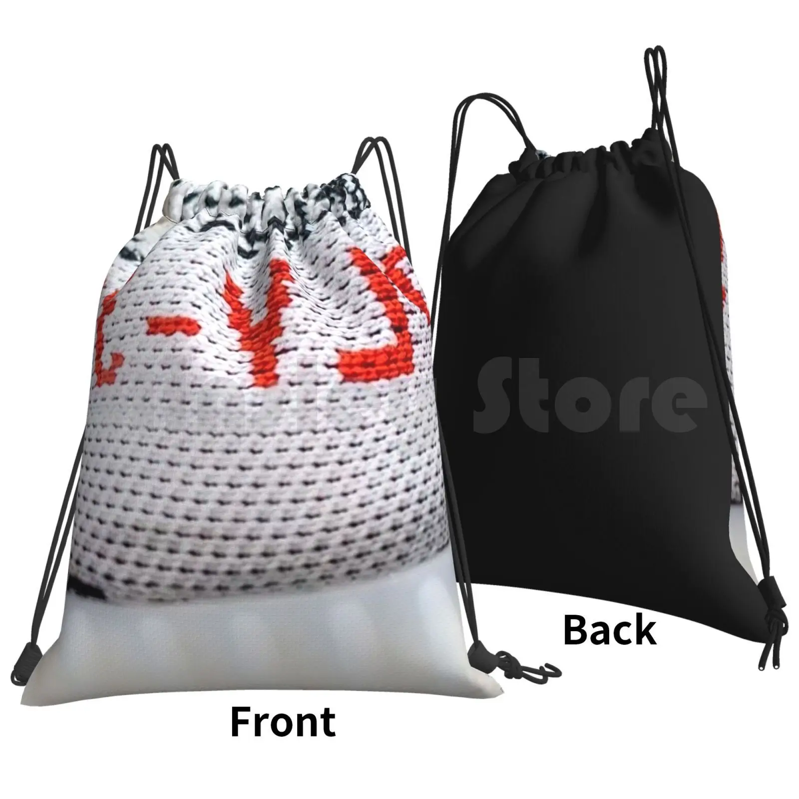 350 V2-Black White Duvet , Tote Bag , Pillows And More! Backpack Drawstring Bag Riding Climbing Gym Bag Kanye Rap