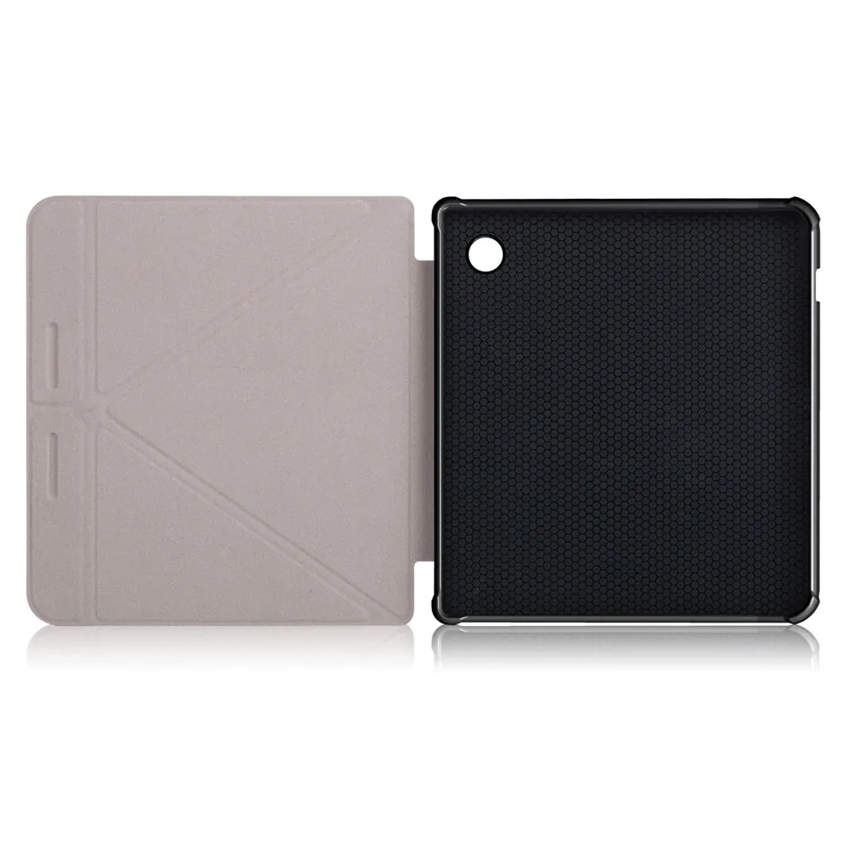Capa para Kobo Libra H2O 7 "eReader Premium PU Couro Multiângulo Origami Stand capa protetora com função Auto Sleep Wake