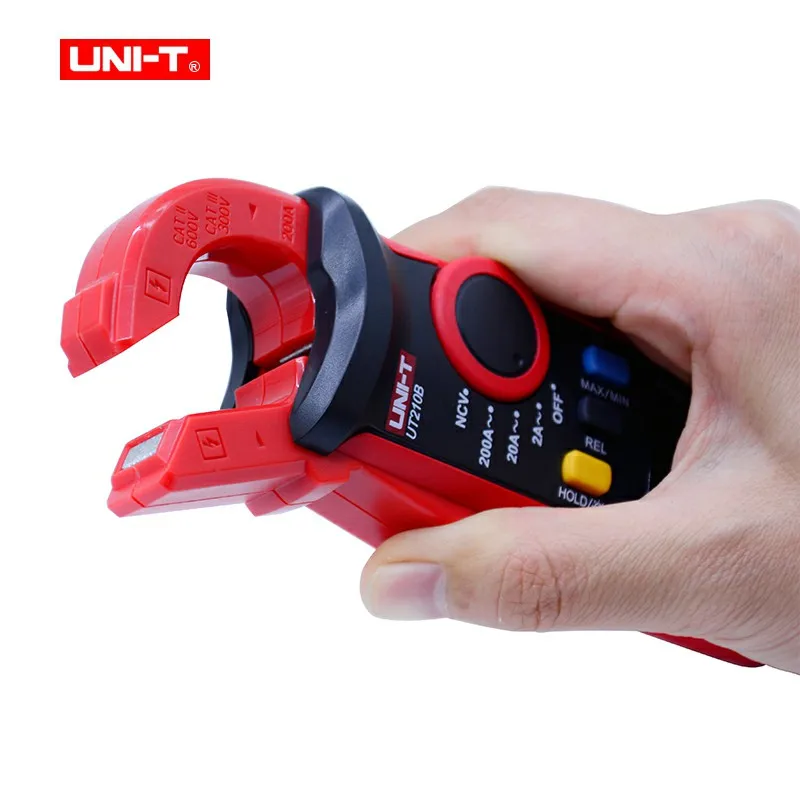 UNI-T UT210B Mini Clamp Meters 2A/20A/200A  Digital multimeter AC current measurement with NCV test & Backlight display