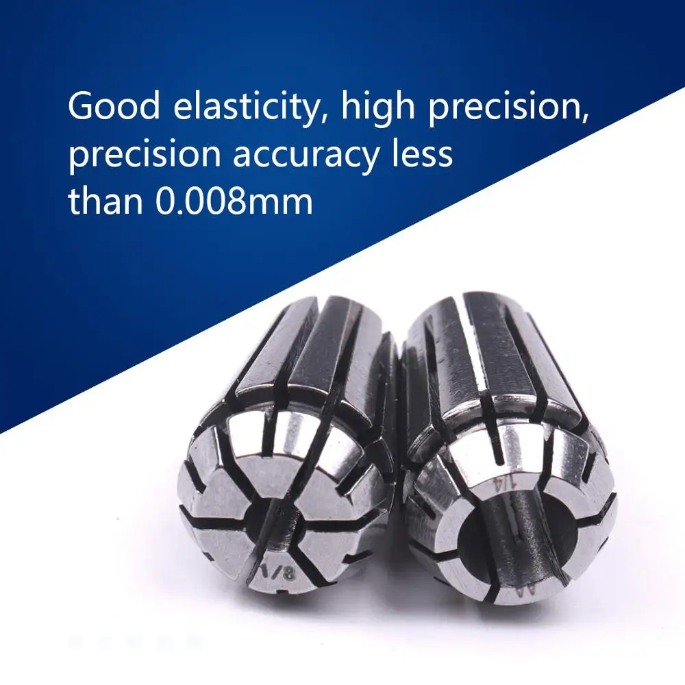 ER11 ER32 ER40 Ultra Precision Spring Collet Chuck CNC Milling Lathe Tool Holder Engraving Machine 1/2 1/4 1/8 Inch