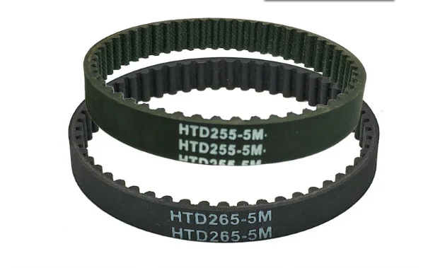 HTD230-5M HTD235-5M HTD240-5M HTD245-5M HTD250-5M HTD255-5M HTD260-5M HTD265-5M Rubber Timing Belt Black 1PC