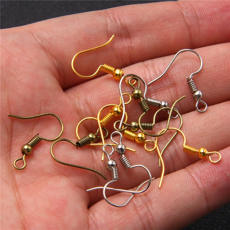 Boucles d'oreilles 100x2cm, 1.5 pièces/lot, boucles d'oreilles, fermoirs, crochets pour bricolage, fabrication de bijoux, accessoire en alliage, vente en gros