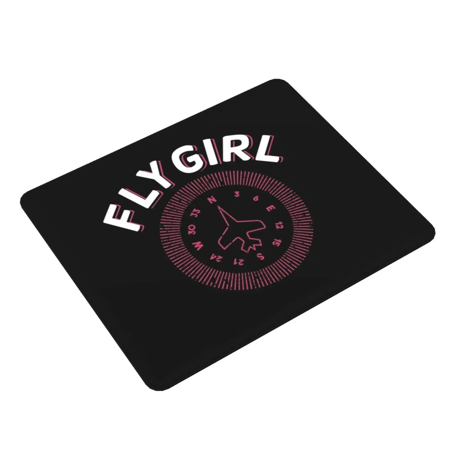 Flygirl Pilot Flight Attendant Mouse Pad DIY Print Flygirl Pilot Flying Girl Pilots Glider Pilot Flight