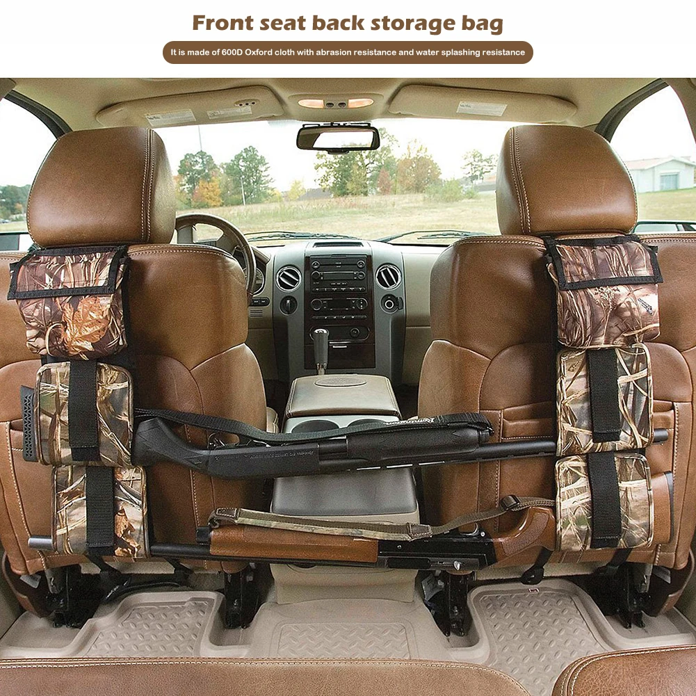 Tactical Pocket Car Back Seat Gun Sling Rack Organizer Portable Camo Gun Ammo Shotgun Storage Belt Holder Rifle Organier