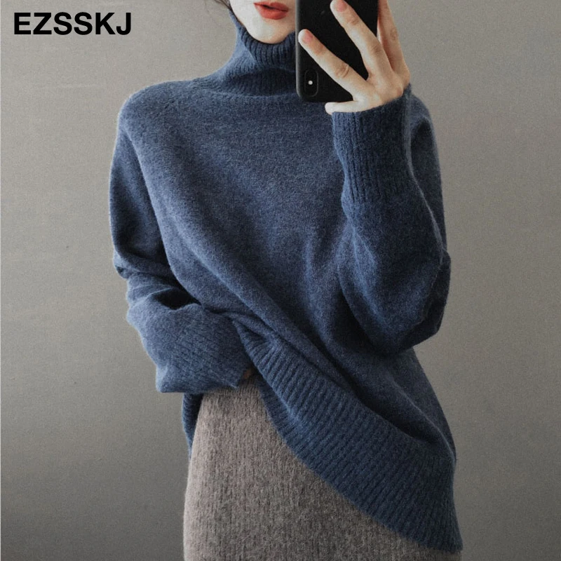 high neck blue