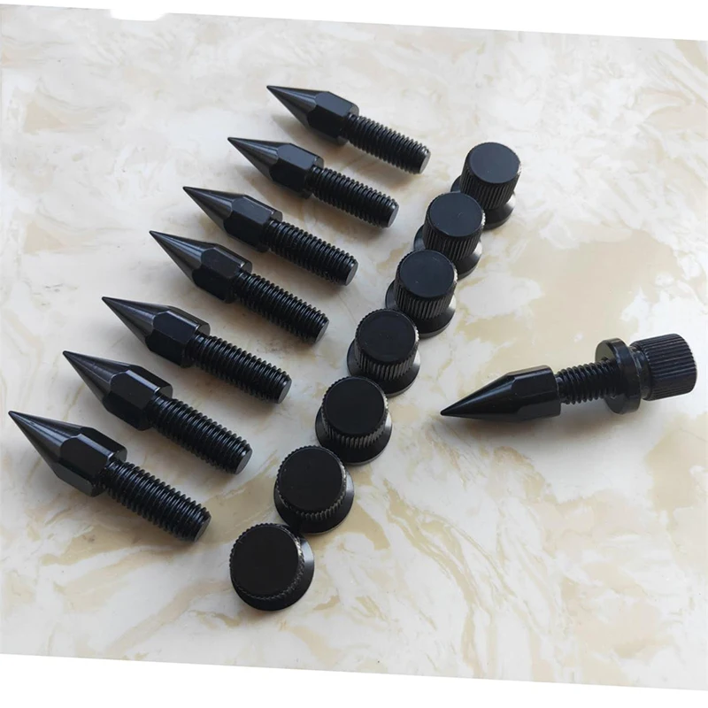 

4 Pcs M8 M10 Stainless steel Speaker Spikes Stand Feet Foot Loudspeaker box Spikes Cone Floor Foot Nail