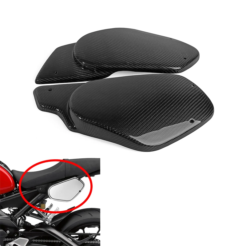 New Real Carbon Fiber Motorcycle Rear Side Panel Side Cover Fairing  For Yamaha XSR900 XSR 900 2016 2017 2018 2019 2020