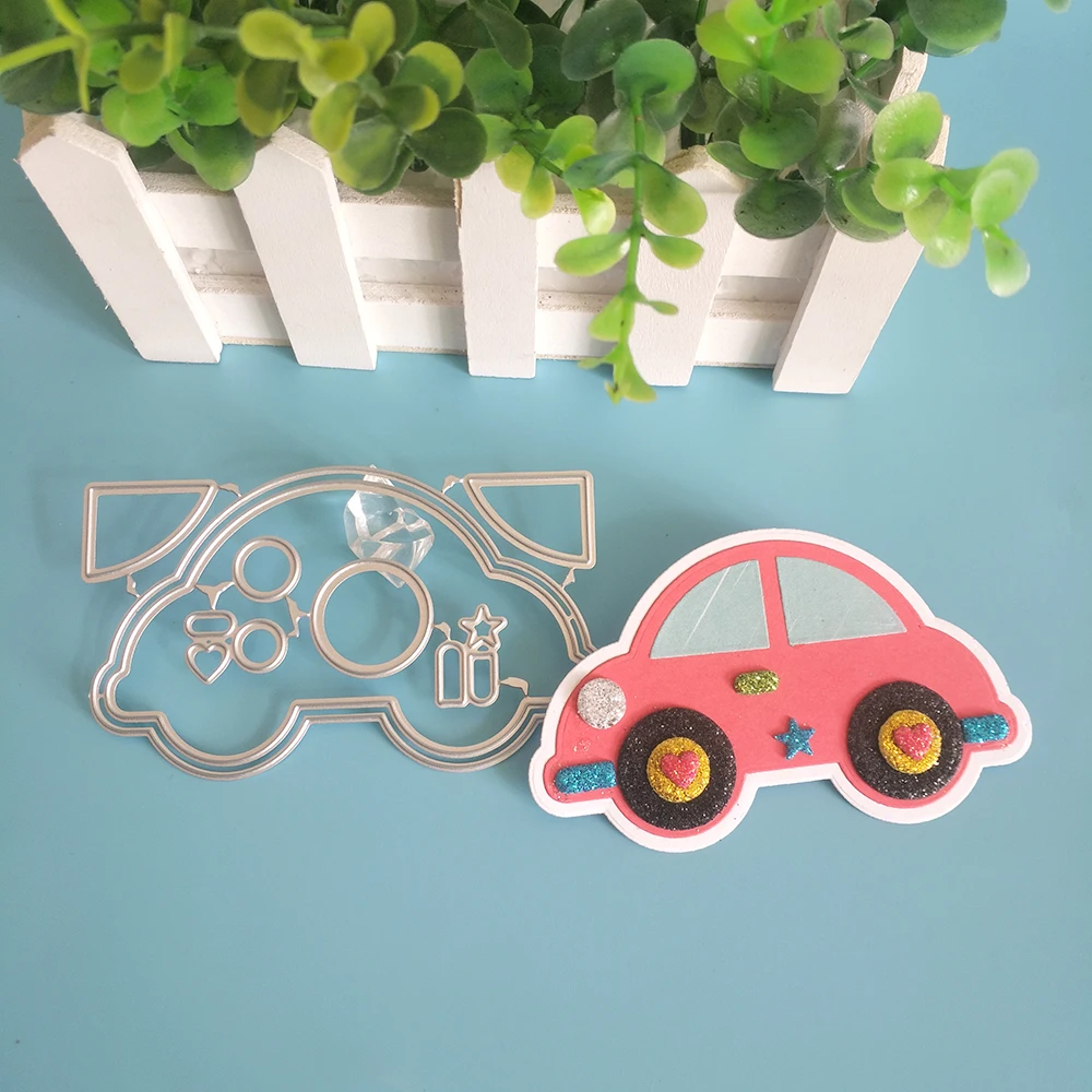 

New Beautiful car cutting dies DIY scrapbook, embossed card making, photo album decoration, handmade craft