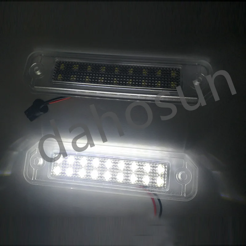 2Pcs Dahosun White LED License Plate Light Compatible With Honda Civic CR-X DEL SOL Trunk 93-97 Error Free Number Plate Lamp