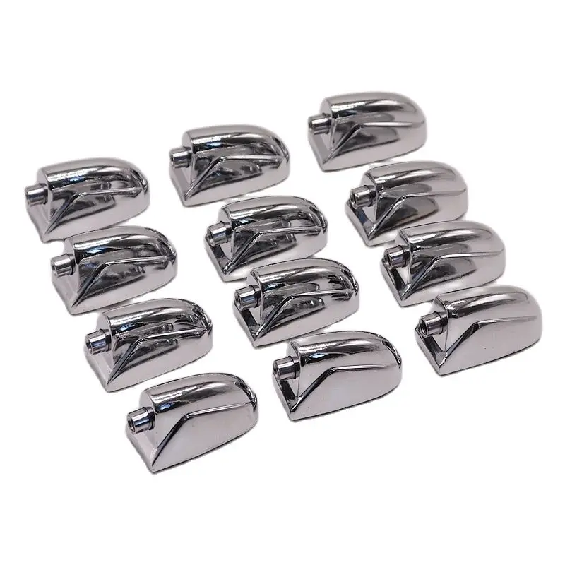 4 Pieces 26mm Hole To Hole Distance Drum Lugs Zinc Alloy Material Silver Color Singel Side Snare Drum Lug with Screws and Washes