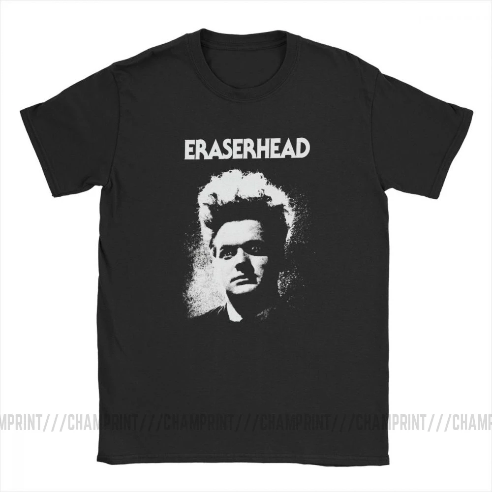 Eraserhead T-Shirts for Men Horror David Lynch Novelty 100% Cotton Tee Round Collar Short Sleeve T Shirt Gift Idea Clothing