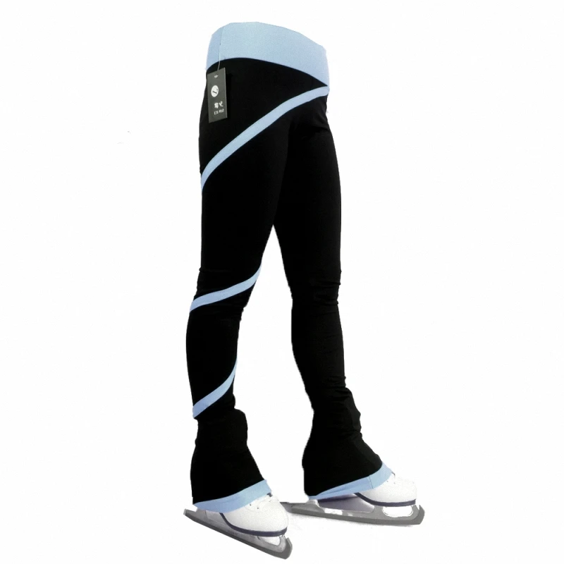 Ice Skating pants Girls Soft fleece Women Children Skate Team Training leggings Women Skiing Figure skating Trousers JB101