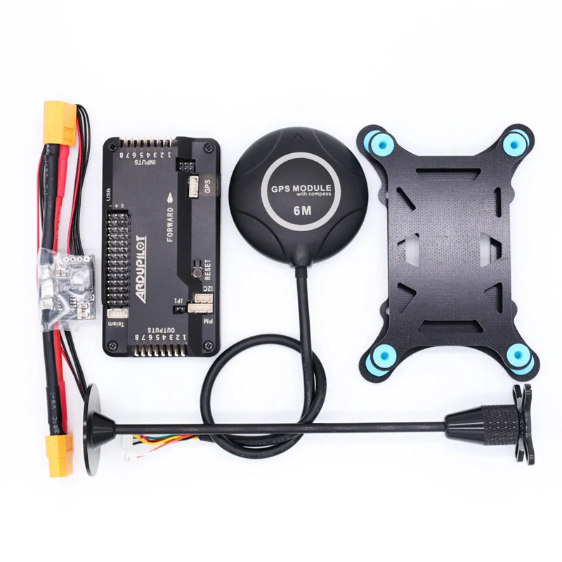 APM2.8 APM 2.8 controllore di volo 6M GPS bussola integrata xt60/T modulo di alimentazione spina gps supporto ammortizzatore per RC Multicopter