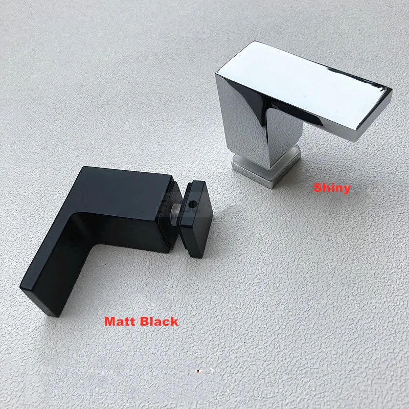 304 stainless steel solid single hole shower room bathroom glass door handle glass cabinet door handle small handle(SJ-8029B)