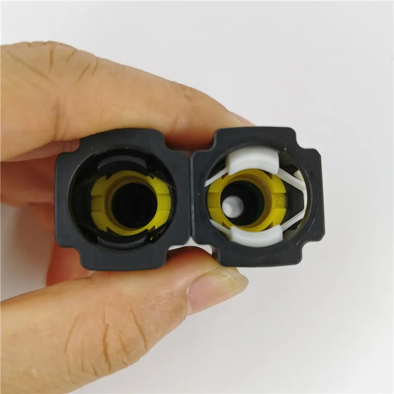 9.89mm ID6 90 degree SAE 5/16 Fuel pipe joint Fuel line cooling tube quick connector female connector for Ford Tesla 2pcs a lot