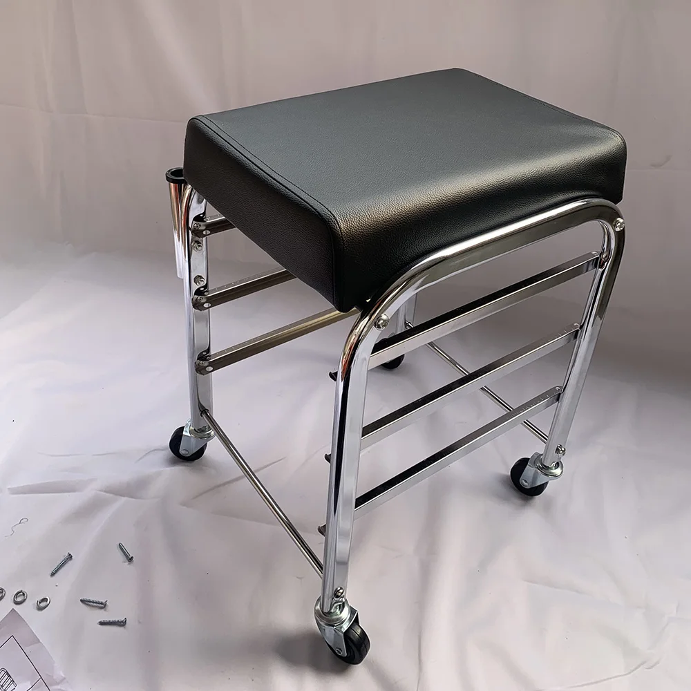 Pedicure Chair Stand with Wheels Nail Station Beauty Salon Trolley Manicure Makeup artist Massage Chair Stool Storage Organizer