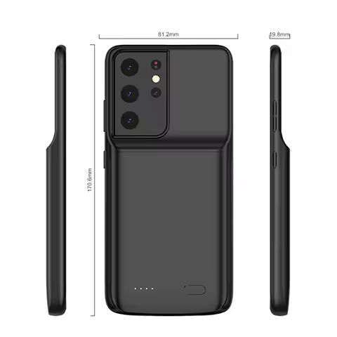 For Samsung Galaxy S21 Plus Battery case Slim External power bank For Samsung S21 UltraTPU shockproof Battery Charging cover