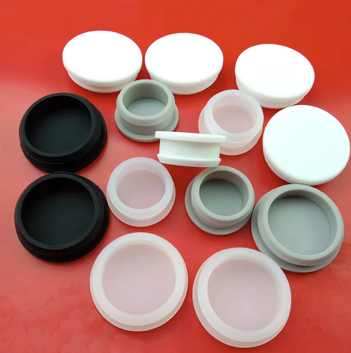 1Pcs Silicone Rubber Hole Caps 32.6mm to 50.6mm T Type Plug Cover Snap-on Gasket Blanking End Caps Seal Stopper