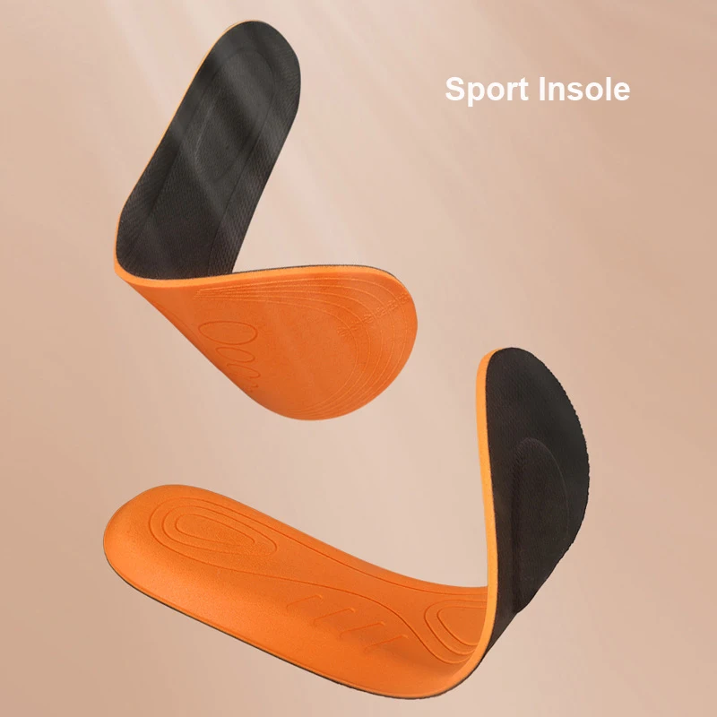 Sport Insoles Lightweight High-elastic Comfortable Shoes Pads Women Men Soft Vigorously Cotton Sweat-absorbent  Insert