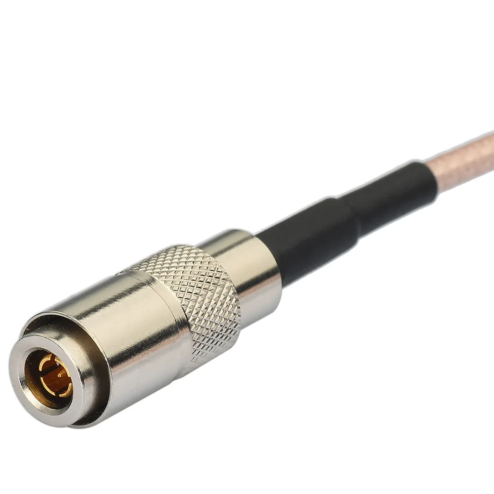 Kabel SDI Kayu Kedelapan BNC Laki-laki Ke DIN 1.0/2.3 Laki-laki 75 Ohm RG179 Coax 200Cm untuk 3G HD Blackmagic Video Membantu SDI Ke Konverter HDMI