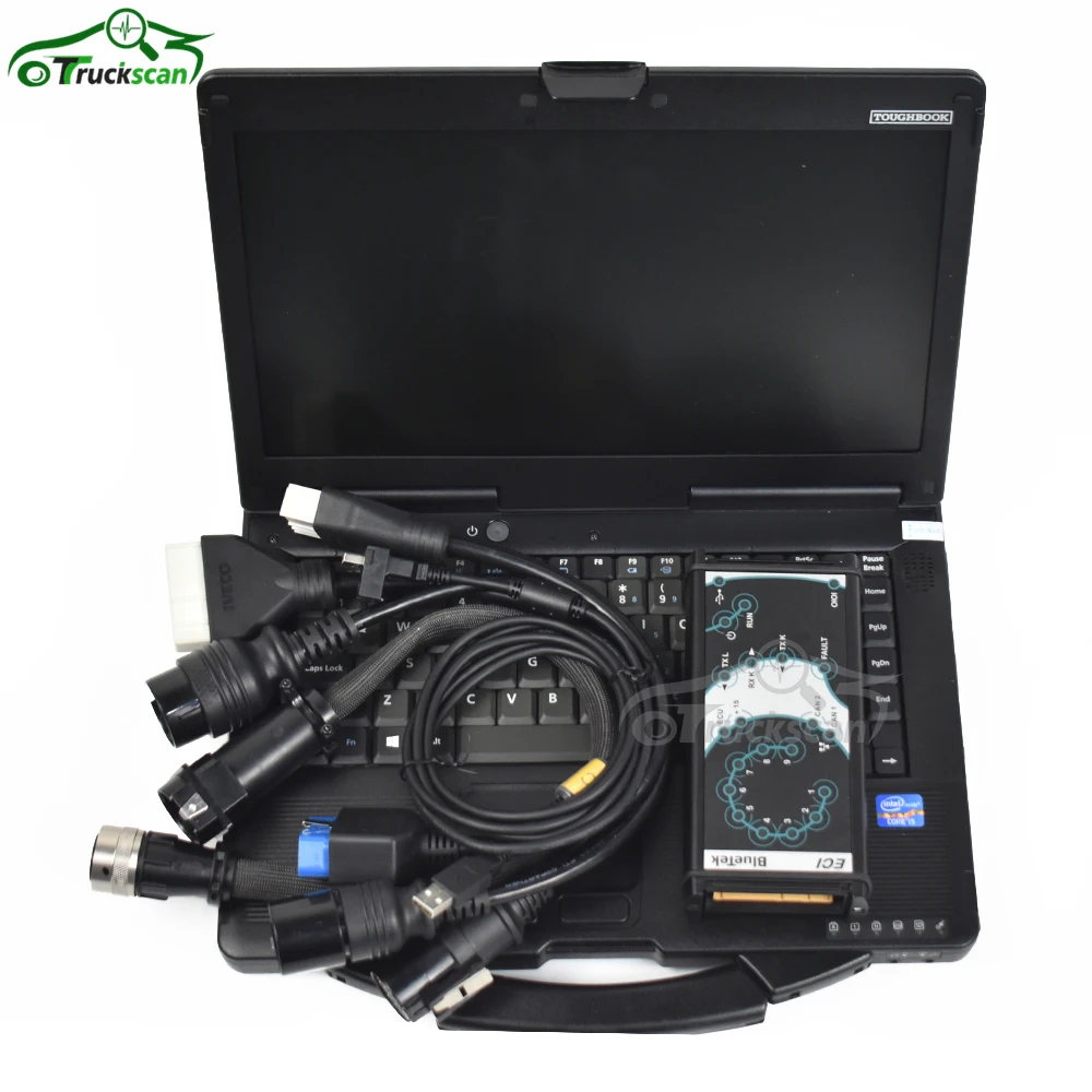 V14.1 for IVECO ELTRAC EASY ECI diagnostic tool with Eltrac For IVECO ECI Diagnostic Scanner Tool with CF19 /CF52laptop