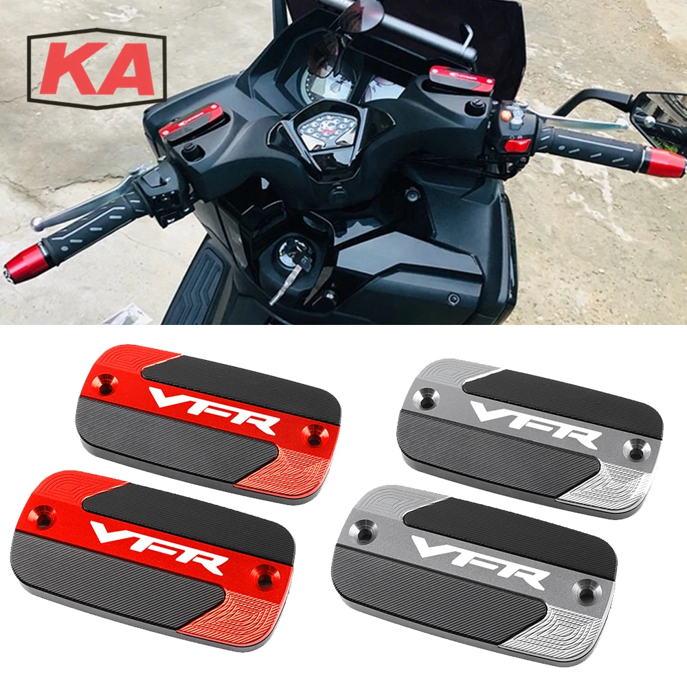 

For HONDA VFR 800 1200x VFR800 VFR800X VFR800F VFR1200x Crosstourer High quality New CNC Front Brake Fluid Reservoir Cover cap