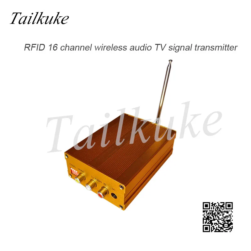 TV Signal Transmitter UHF Wireless Video AV to RF Analog TV Open Circuit Wireless Signal Transmitter