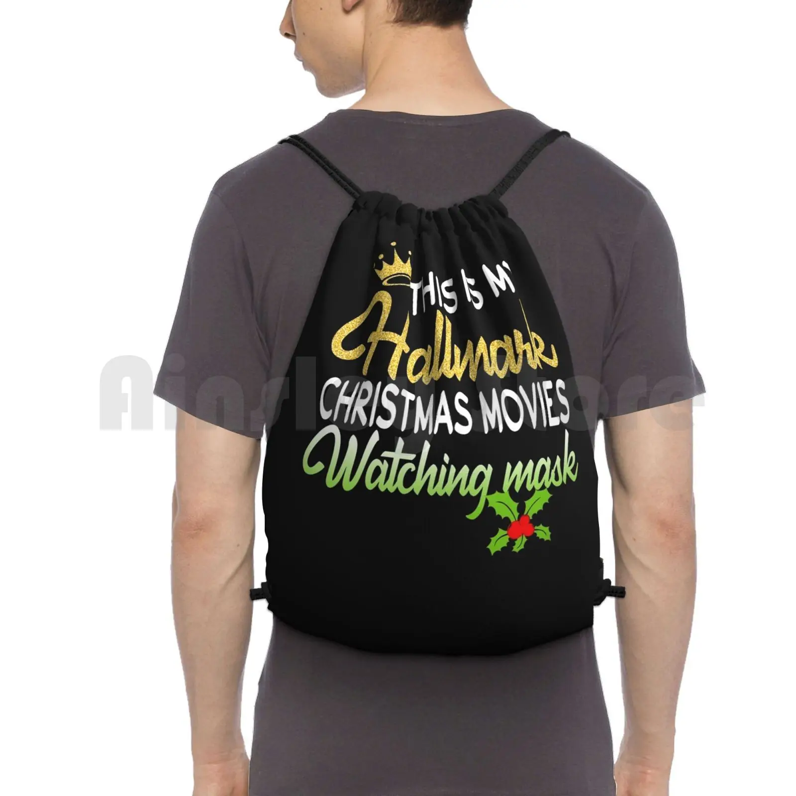 This Is My Christmas-Movies Watching Mask Funny Christmas Xmas Mask , Season , Movie Outdoor Hiking Backpack Riding Climbing