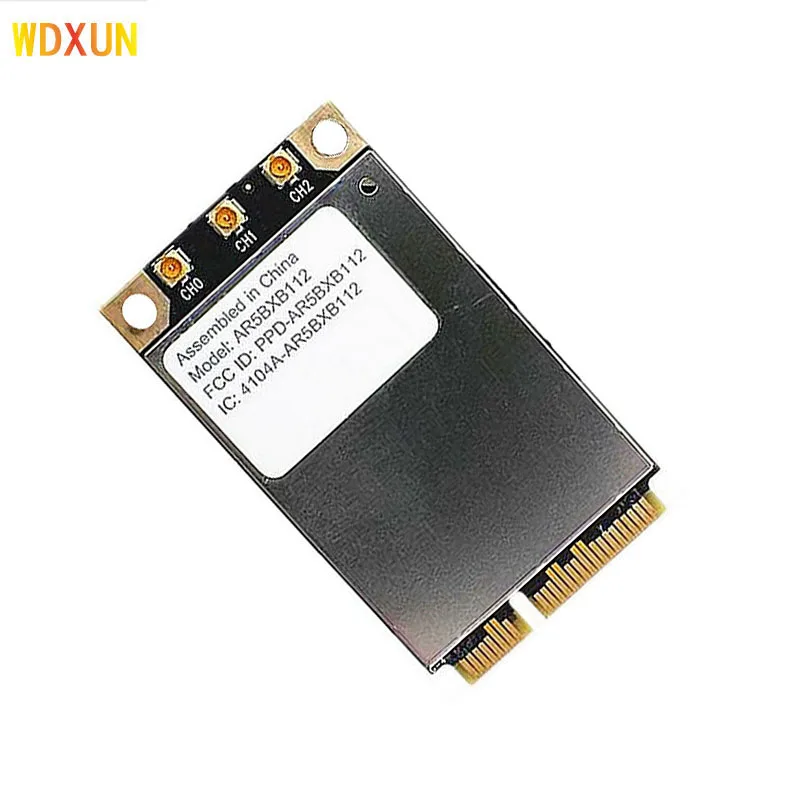 Atheros AR5BXB112 AR9380 dwupasmowa karta bezprzewodowa 450 mb/s Wifi Mini PCI-E do karty Wlan Apple 802.11a / b / g / n