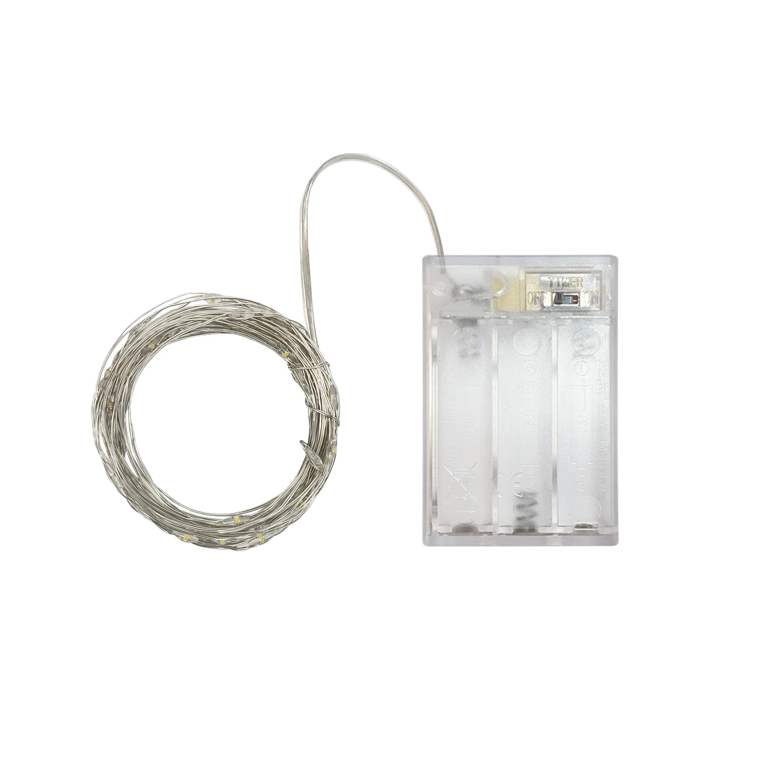 Lot de 4 lampes Led goutte d'eau à piles de 3M, Mini lampes féeriques d'intérieur avec fonction de minuterie, décoration de fête de mariage et de noël