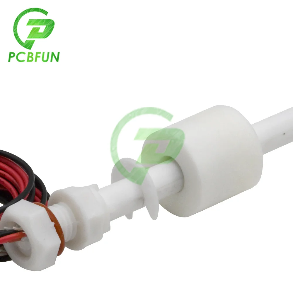 PP Liquid Water Level Sensor Anti-Corrosion Float Switch 150mm Normally Closed Double Ball Controller for Aquarium Tank Pools