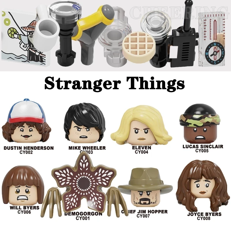 

CY1001 Building Blocks Demogorgon Dustin Henderson Mike Wheeler Eleven Lucas Sinclair Will Byers Figures Bricks Toys for Kids