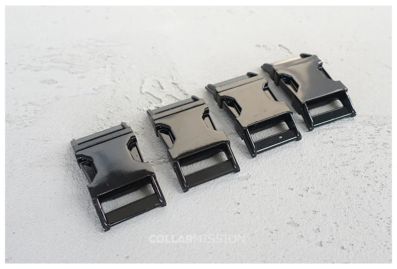 1pc Metal Colorful Side Release Curved Buckles Durable Plated Buckle 10mm, 15mm, 20mm, 25mm Dog Collar Paracord DIY Accessories