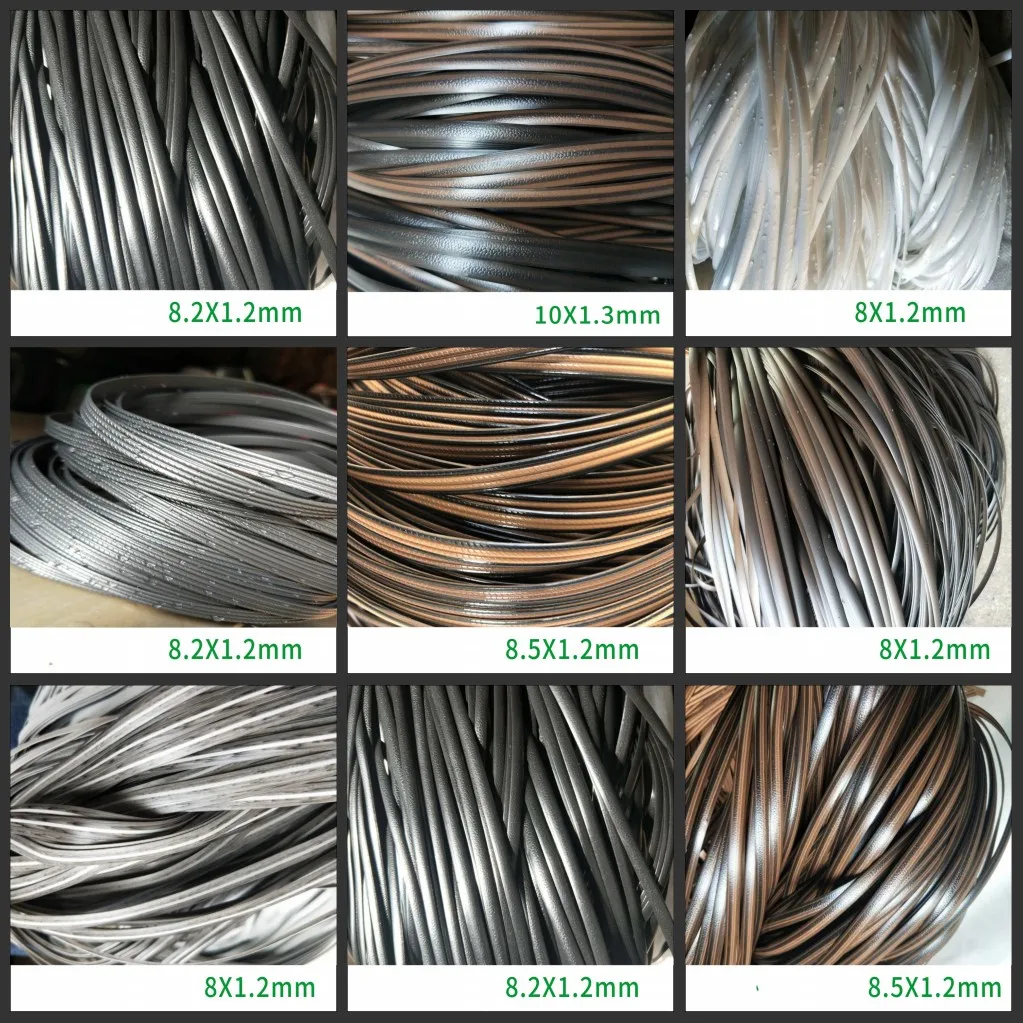 500G Vier Linie Kaffee Gradienten Nachahmung Flache Synthetische Rattan Weben Rohstoff PVC Rattan Für Stricken Und Reparatur Stuhl korb