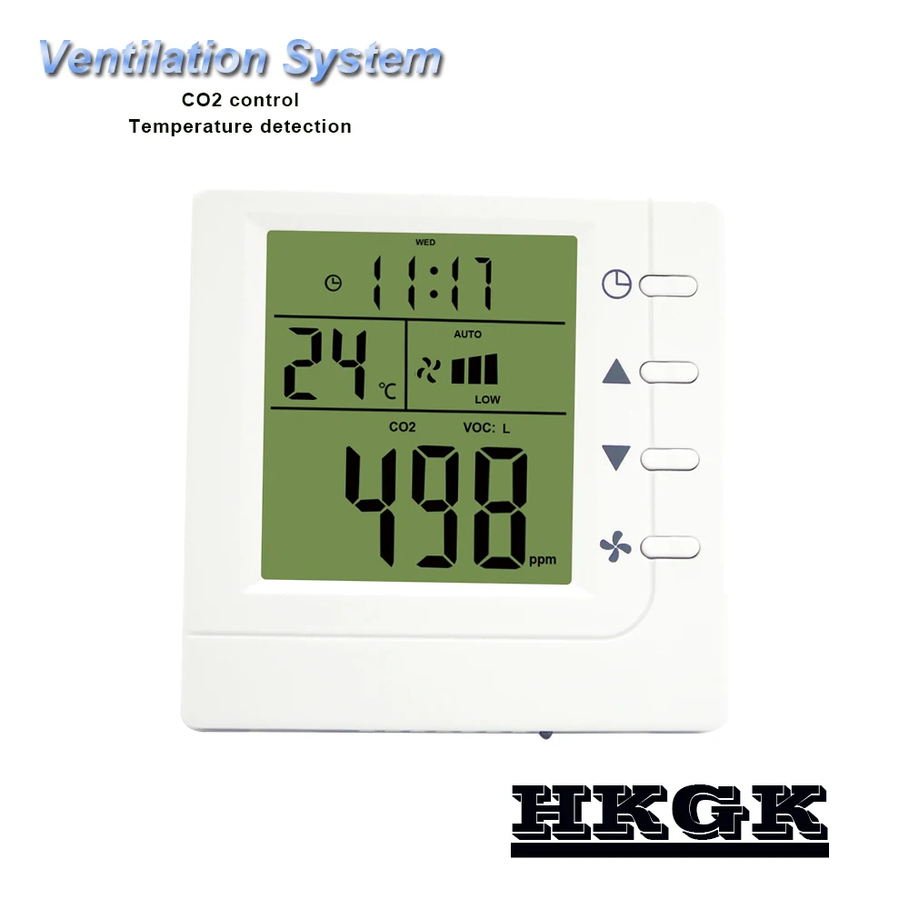 CO2 air controller RS485 air quality monitoring instruments,ventilation system controller