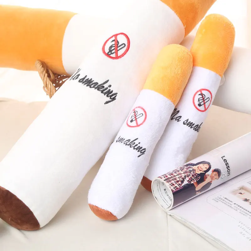 30-110 cm Lustige Rauchen Zylindrische Schlaf Zigarette Kissen Smulation Plüsch Spielzeug Mode Freund Geburtstag Geschenk – Detail 10