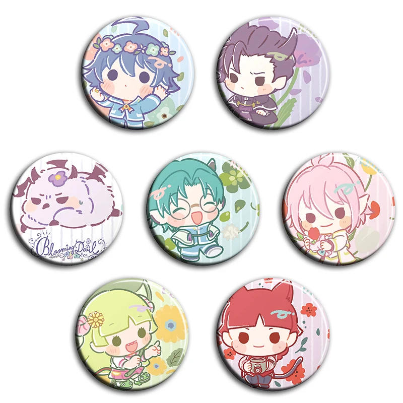 Anime Welcome to Demon School Iruma-kun Valac Clara badges 58 mm pin Metal Icons