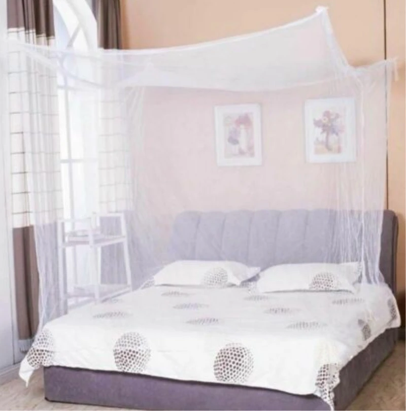 Mosquitera de Color puro para el hogar, ropa de cama ligera de moda, duradera, 4 esquinas, compacta, nueva