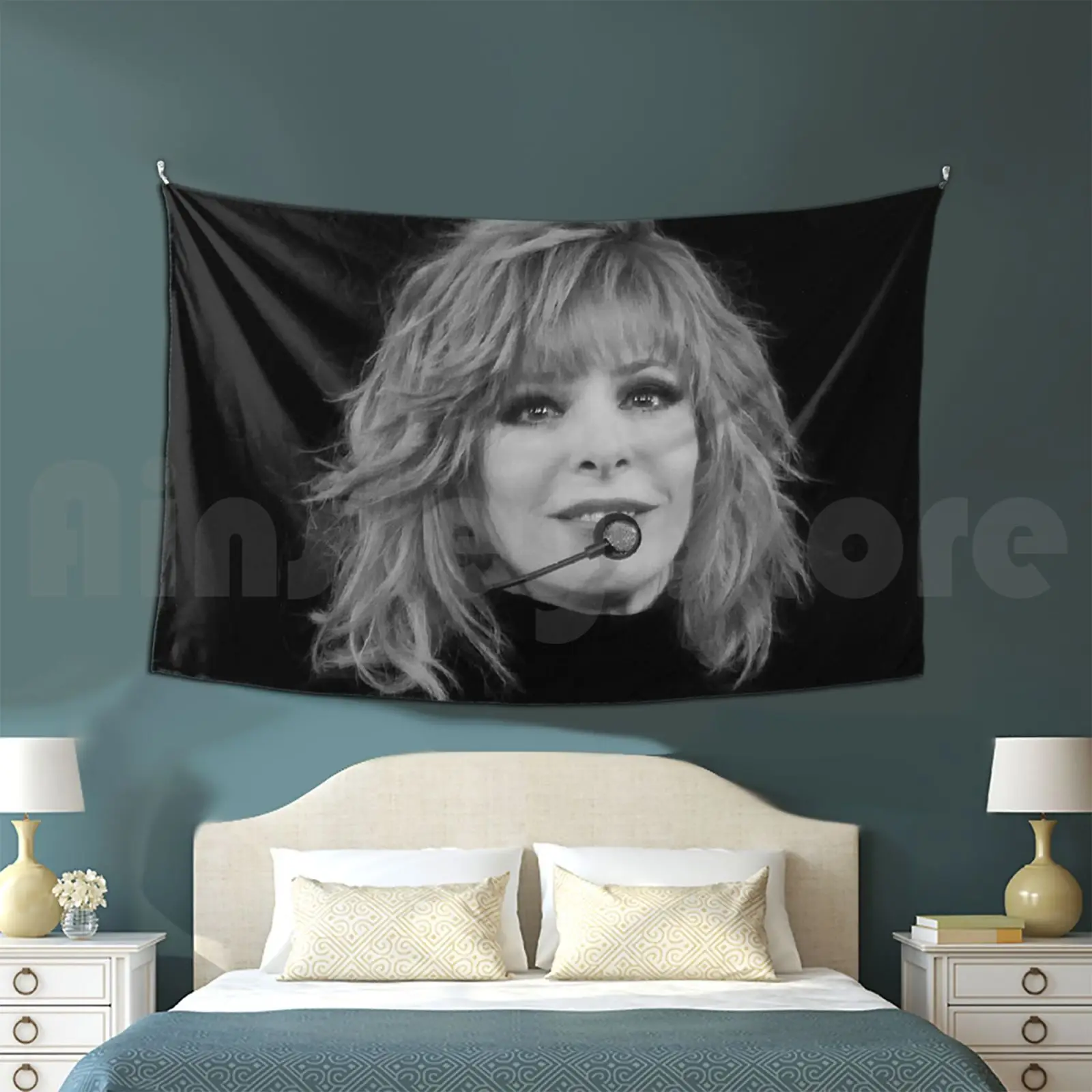 Mylène Farmer Live 2019 Tapestry Living Room Bedroom Mylène Farmer Mylène Farmer Live 2019 Mylene Farmer Live 2019