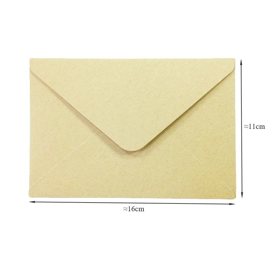 Enveloppes Vintage en papier Kraft, lot de 10 pièces, Mini cartes en papier Kraft rétro, cadeau, fourniture de lettres