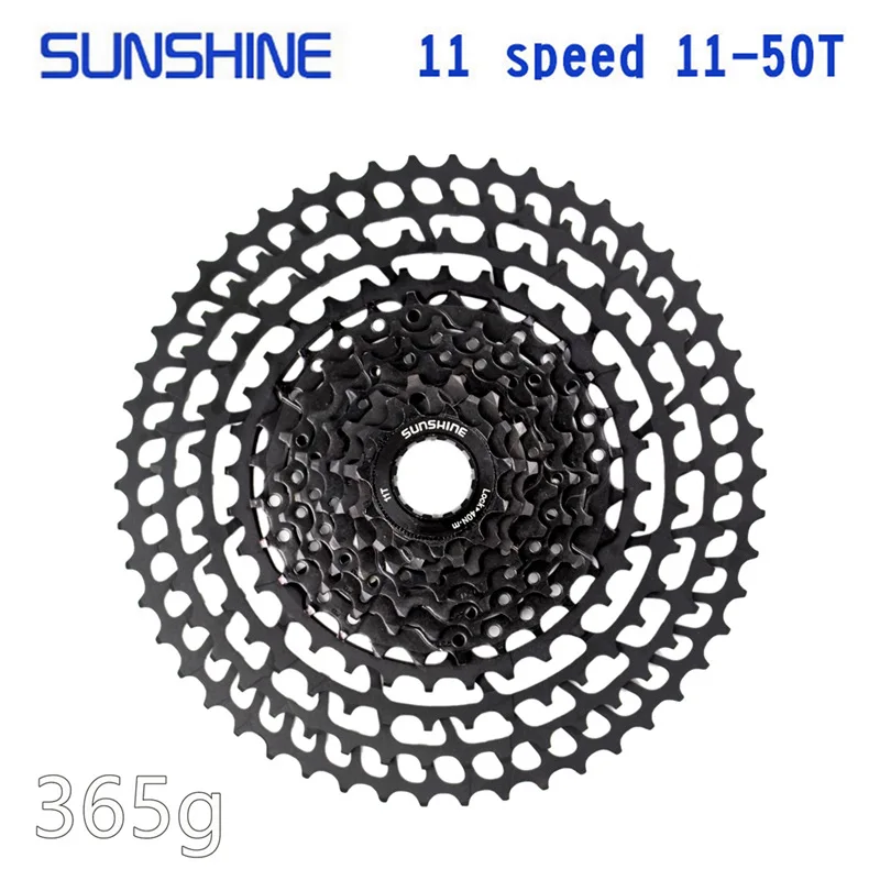 

MTB 11s 11-50T SLR 2 Cassette 11 Speed Wide Ratio Ultralight 365g CNC Freewheel Mountain Mountain Bike Sprocket for XX1 gx m9000