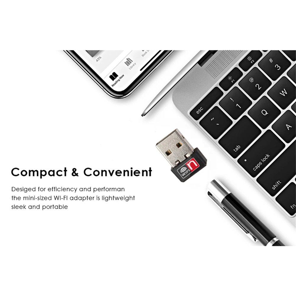 Nano Size WIFI Wireless USB Adapter N150 Network LAN Card Support Windows MAC OS Liunx