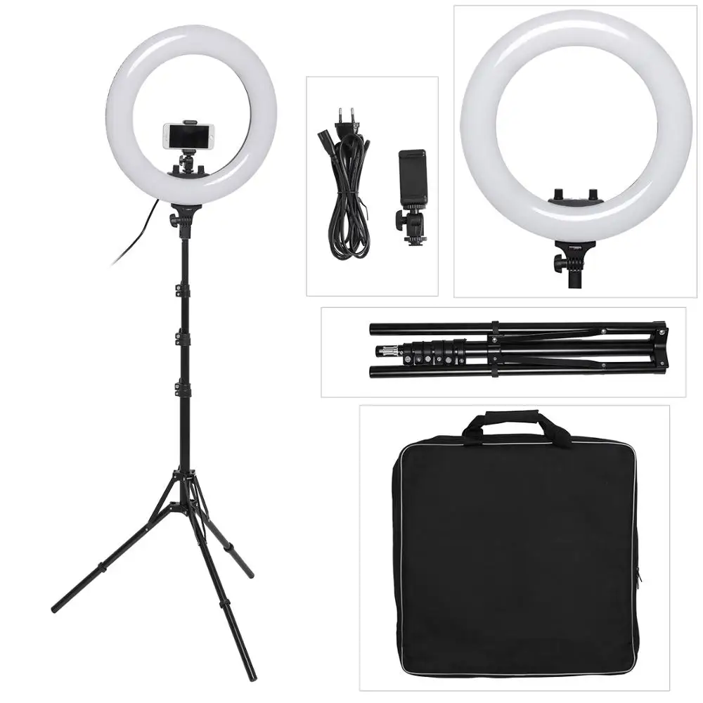 18Inch 45cm Photo Studio LED Ring Light Phone camera lamp Professional Photography Ring Lamp for TikTok Youtube Video,Makeup