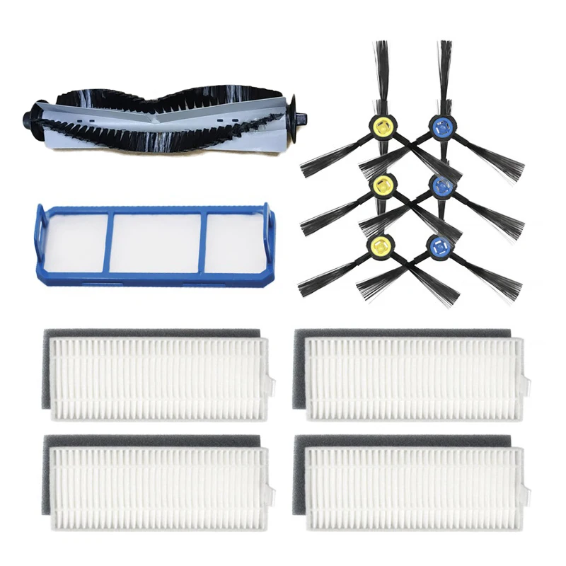 Rullo aspirapolvere coperchio spazzola principale spazzola laterale filtro HEPA panno Mop per TESLA RoboStar T80 Pro aspirapolvere robot parti