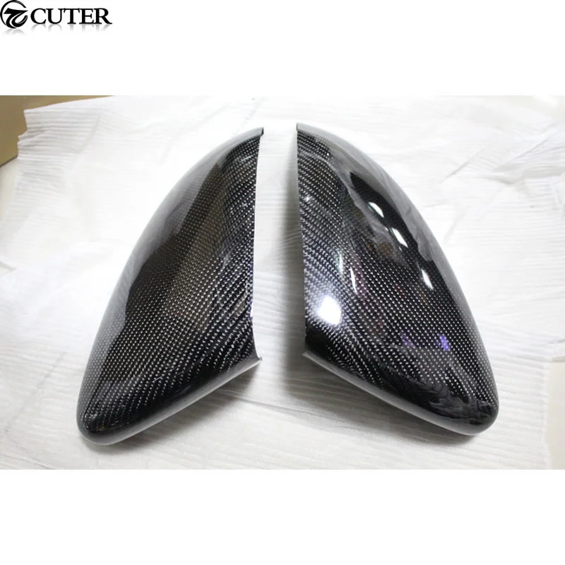 

Golf 7 Mk7 Carbon Fiber Rear Review Mirror Cover Caps for Vw Golf Vii Mk7 Gti r 2014up Free Shipping
