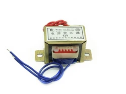 AC 6V 9V 12V 15V 18V 24V 30V Output Voltage 8W EI copper core Input 220V 50Hz~60Hz Single/dual voltage Copper power transformer